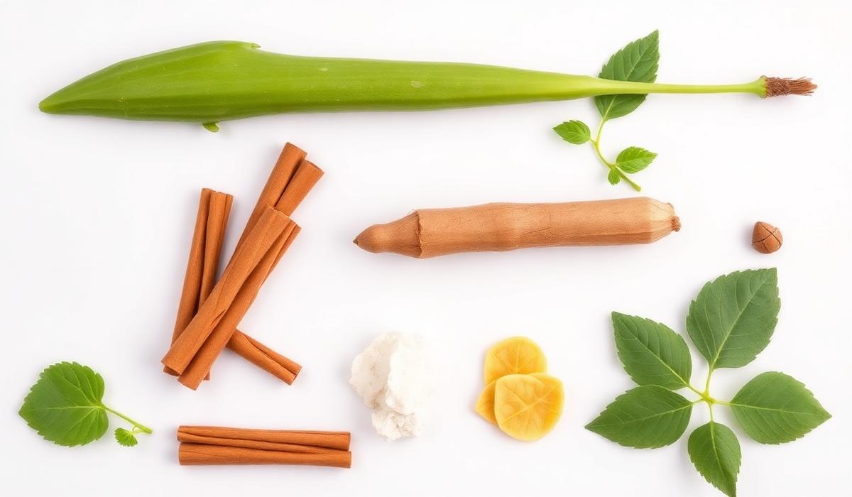 Natural ingredients in GlycoMelt including cinnamon, berberine and bitter melon